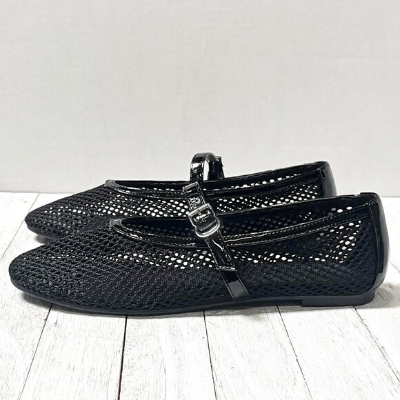 Black Mesh Flats - Picture 8 of 9